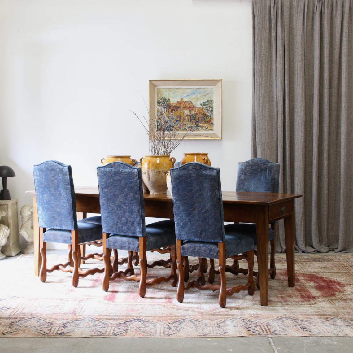 Set of Os De Mouton Dining Chairs